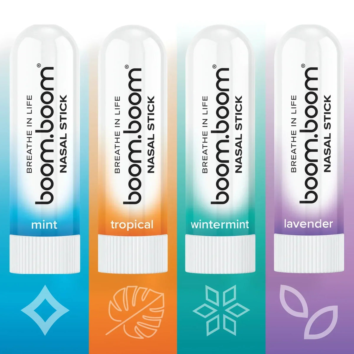 Nasal Stick (4 Pack) | Boosts Focus + Enhances Breathing | Aromatherapy Inhaler Made with Essential Oils